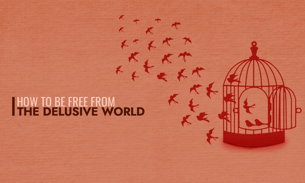 How to be free from the delusive world!