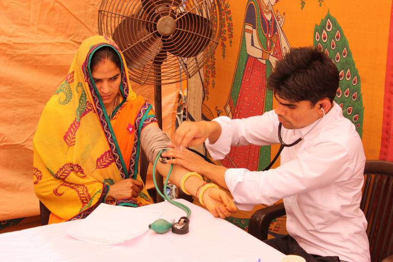 Aarogya organizes free General Health checkup camp for heart and orthopedic problems in Gurgaon