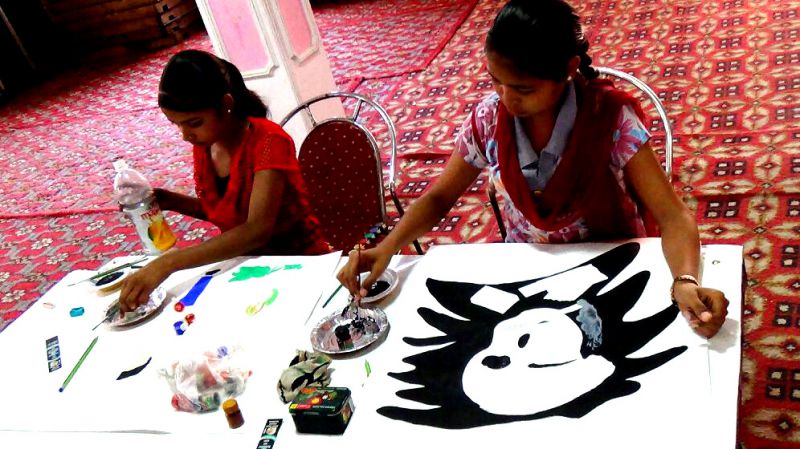 BODH | ‘FILL YOUR LIFE WITH COLORS AND NOT WITH DRUGS’ – a beautiful thought painted by children on ‘WORLD NO TOBACCO DAY’