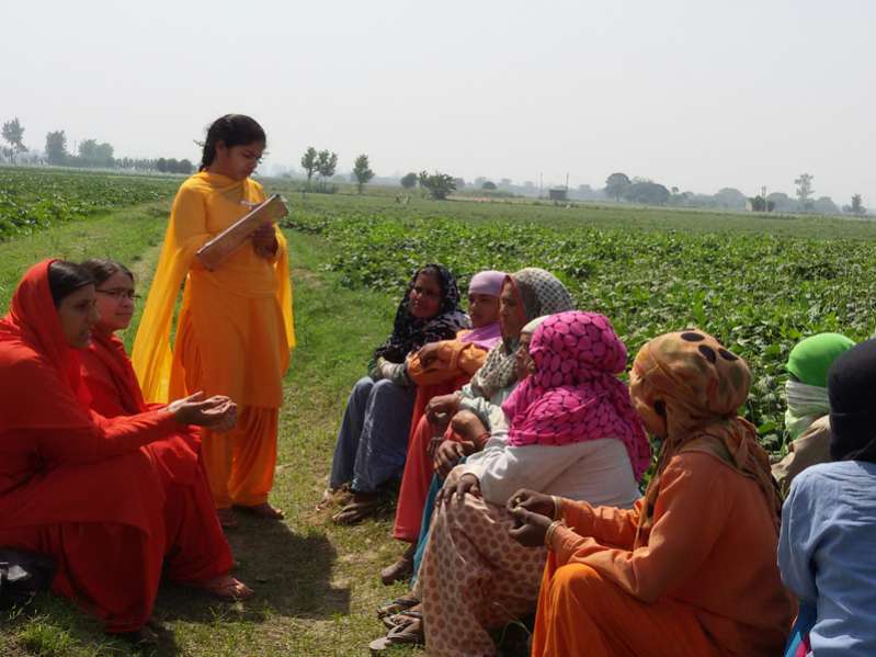 Empowerment Talk with female farmers in Jahidpur