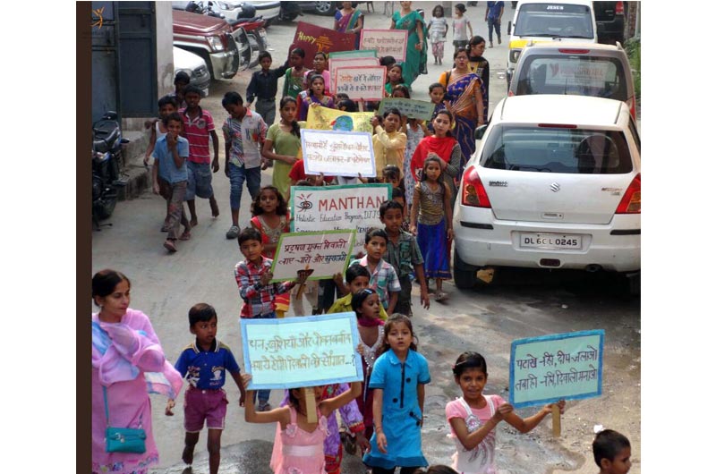 Manthanites propagate eco-friendly Diwali celebration