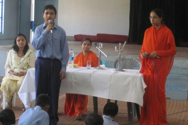 DJJS organizes a spiritually invigorating lecture for the students of Blind Relief Association (BRA)
