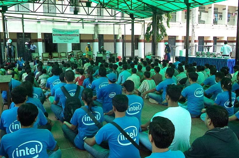 Fun-filled workshop for juveniles - A collaboration of Antarkranti and Intel India Pvt. Ltd.
