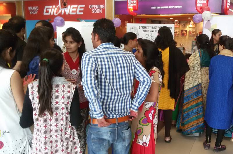 With the Awareness Drive on IWD 2015 conducted at Pink Square Mall, the pink city is no more jinxed in gender perspective