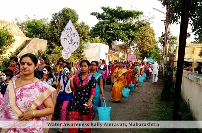 Maharashtra sensitized to SAVE EVERY DROP OF LIFE on World Water Day 2015