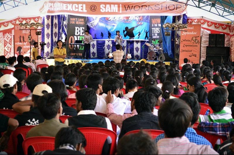 SAM rocks Annual Cultural Fest at RRIT, Bengaluru