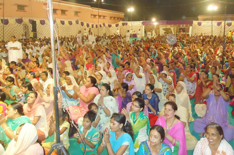 The Congregates Bask Into Ecstatic Oasis of Divinity on Krishna Katha at Bilaspur, Haryana