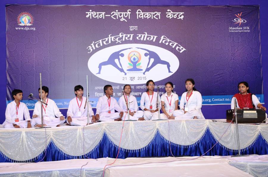 Active yoga session on the First International Yoga Day and profound love for animals, Manthanites get attuned to a complete package