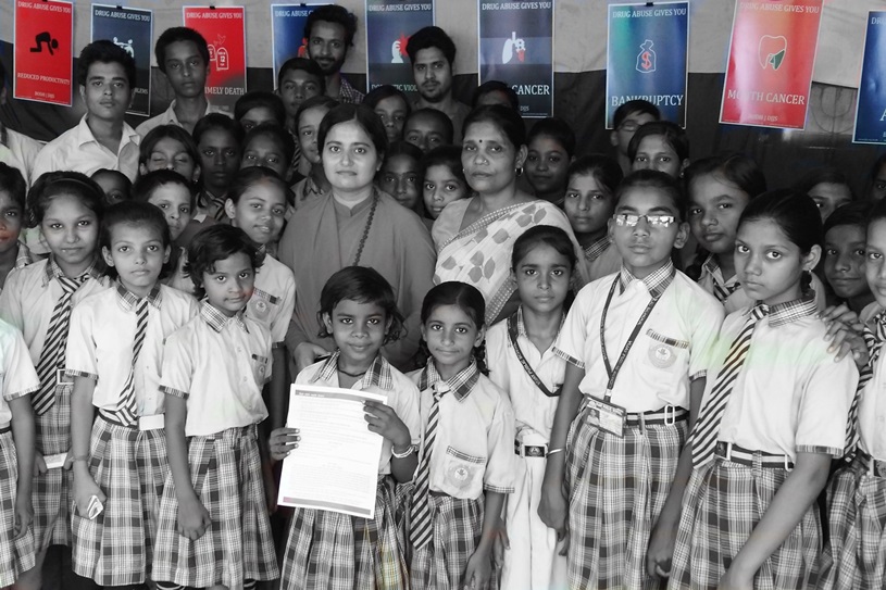 Ahead of World Drug Day, DJJS, Ghaziabad organized a Prevention Workshop at Vijay Public School at Arthla