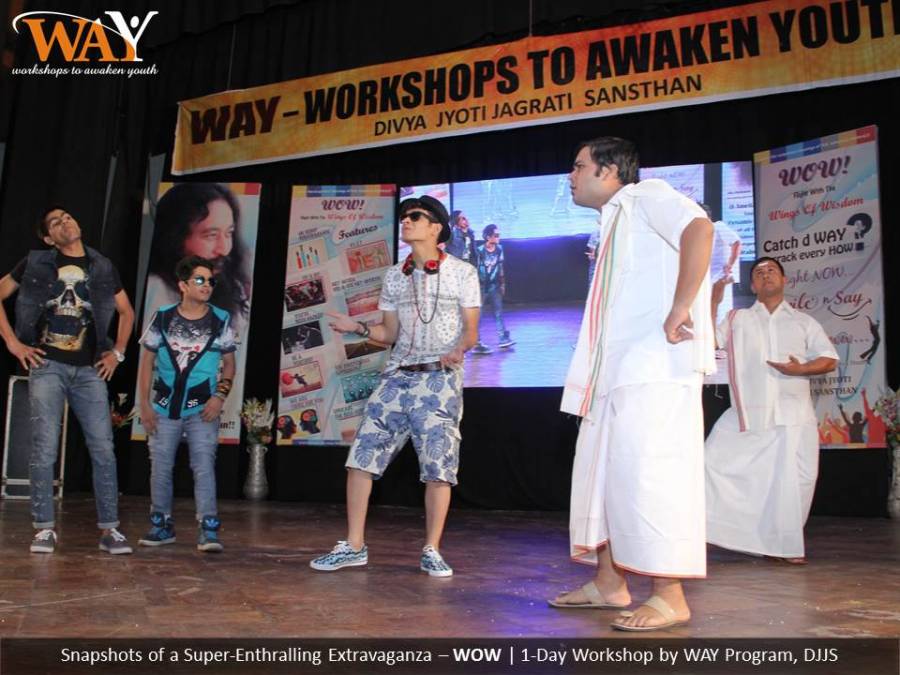 'WOW!- A Flight with the Wings of Wisdom' by WAY (Youth-based program of DJJS) at Aiwan-e-Ghalib auditorium, ITO