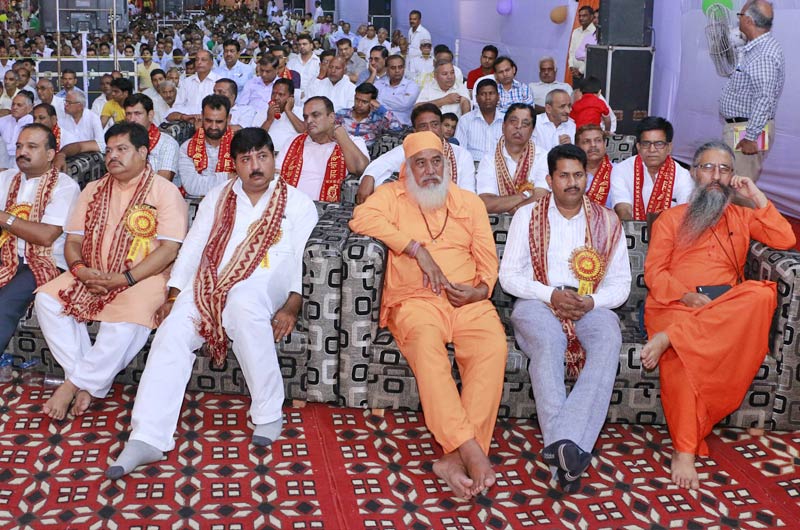 Devotees at Jagadhari, Haryana Revived from Shrimad Bhagwat Katha