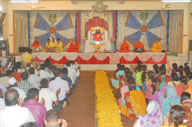 Devotees throng to participate in the Monthly Spiritual Congregation held across India