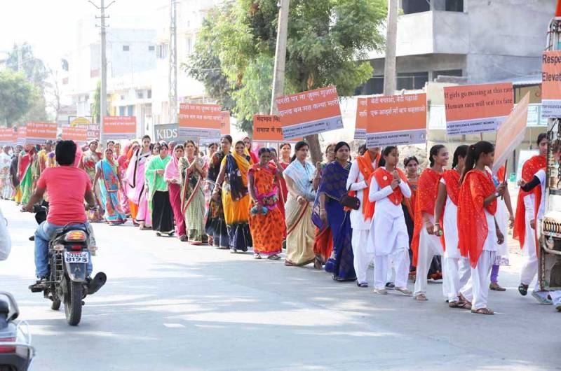 The reverberating sounds of activism against gender based violence stunned Dungerpur city in Rajasthan