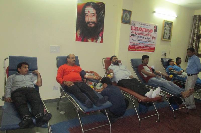 DJJS Faridabad organized Blood Donation Camp to Help Thalassemia Patients