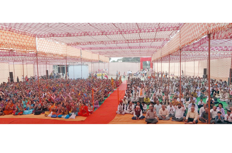 DJJS organized Shri Ram Katha in Bina, MP, commencement of Inner Transformation