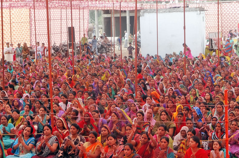 DJJS organized Shri Ram Katha in Bina, MP, commencement of Inner Transformation