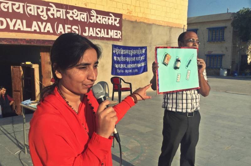 'Get inspired not Influenced': resisting peer pressure, workshop held at Air Force Station, Jaisalmer | Baatcheet