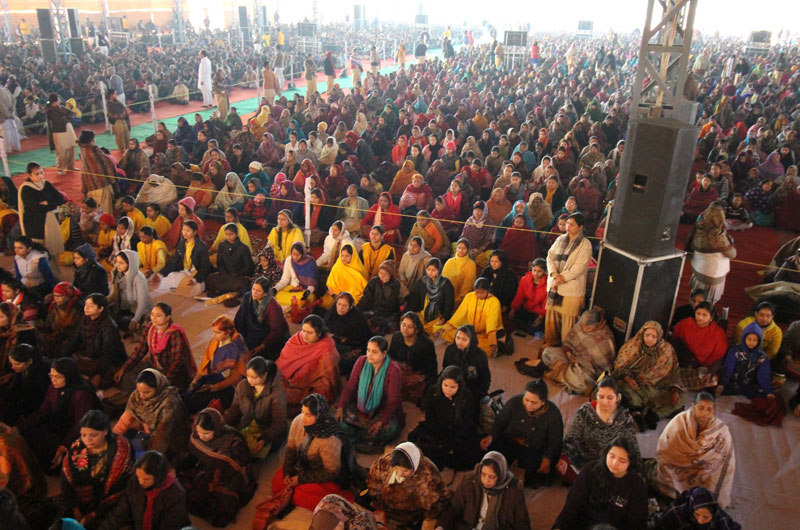 Devotees Resolute to Welcome the New ERA at the Monthly Congregation of Divya Dham Ashram, Delhi