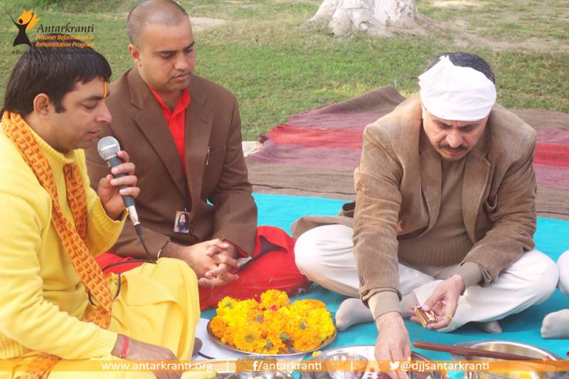 DJJS performed Yagya at District Jail, Karnal for  Serenity and Peace