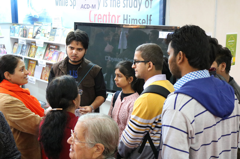DJJS’s Participation in New Delhi World Book Fair 2016,  Successfully Drove the Visitors Towards True Spirituality