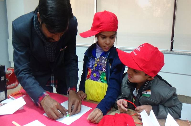 Manthanites participated in Origami workshop organised by Pearl Academy 