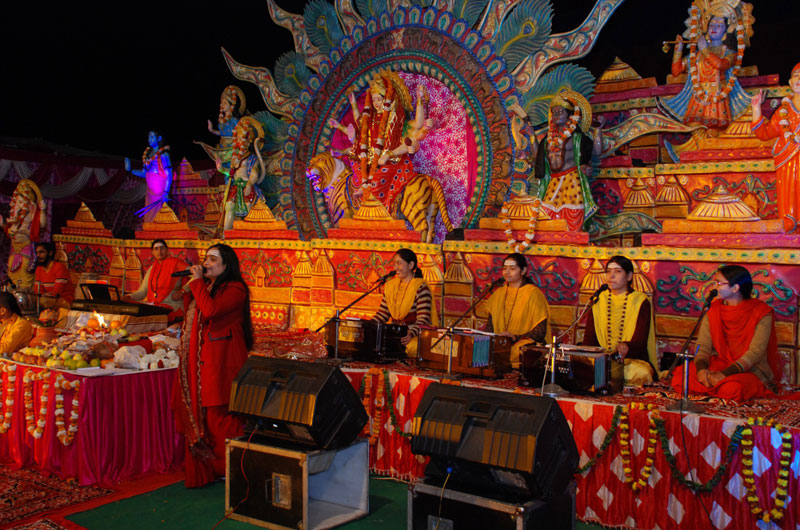 Mata Ki Chowki Spiritually Invigorated the Holy Masses  of Kalka