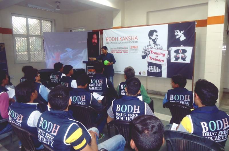Volunteers were trained for setting a ray of change in the communities of West Delhi against Drug Addiction