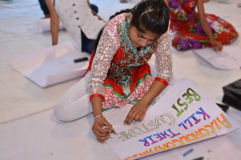Art plays strong in voicing out an Intended message: Creative Posters-making competition Organized to raise awareness on drug abuse | Phillaur, Punjab