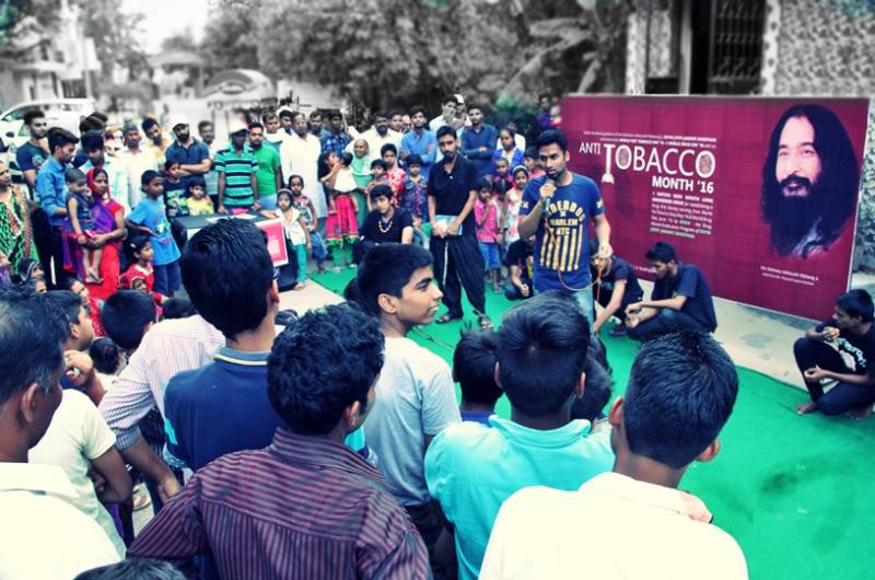 The DJJS Rohini centre covers four communities for generating awareness on 'Smoking Kills'