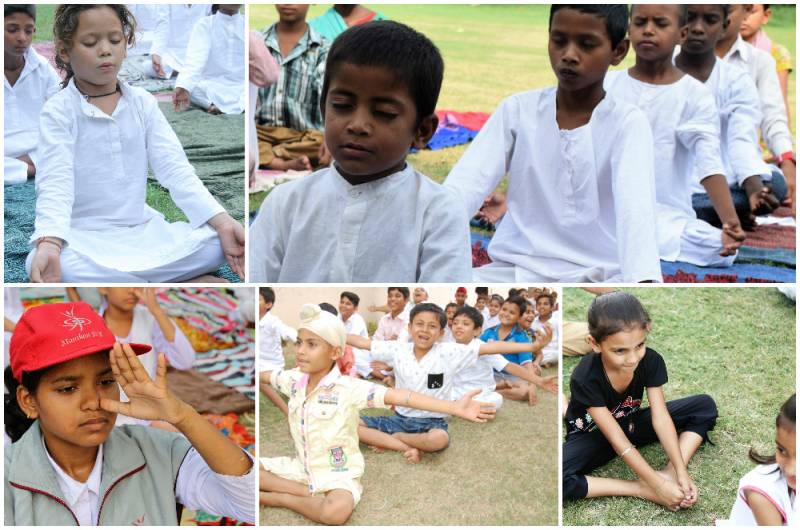 Students of Manthan Celebrate International Yoga Day With Great Enthusiasm and Fervour