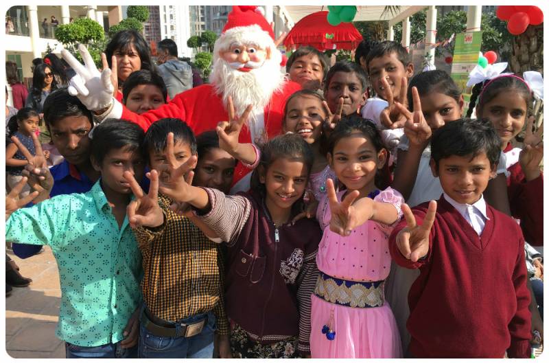 Manthanites participated in Christmas Carnival organized by DLF Gurugram, Haryana
