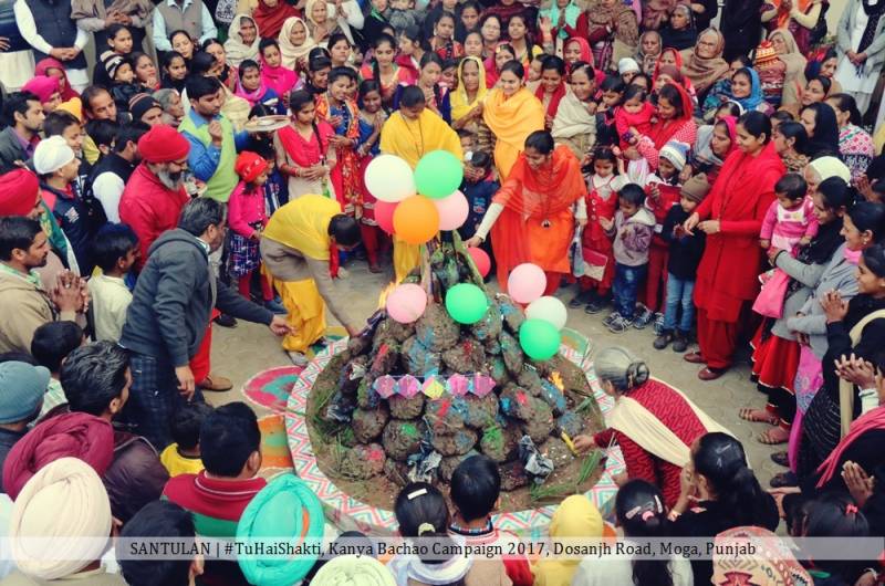 Santulan propounds 'Kanya Bachao' through its 12-day campaign from Lohri to National Girl Child Day 2017