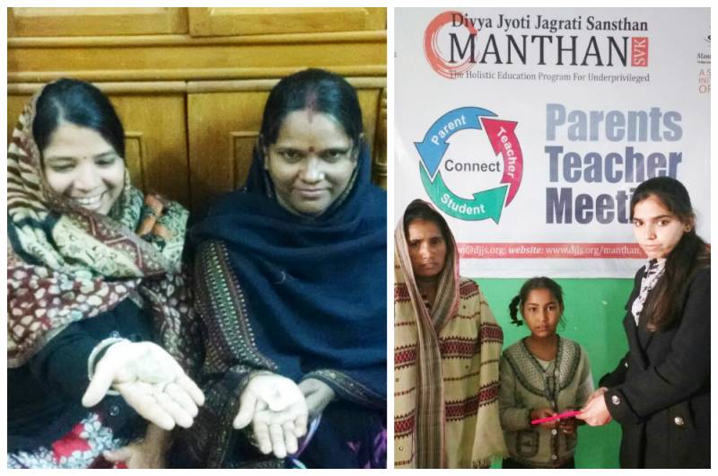 Parent-Teacher Meets organized at Manthan – Sampoorna Vikas Kendras