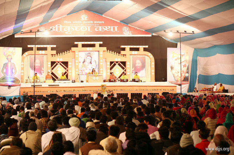 Shri Krishna Katha Enlightened the Hearts of People of Gharsana, Rajasthan with Spirituality
