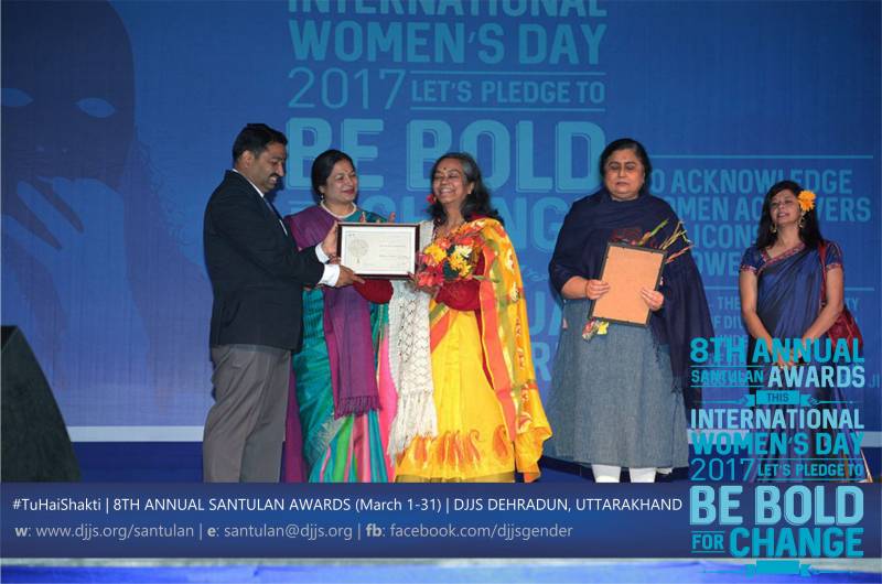 DJJS Dehradun recognizes women feat through 8th Annual Santulan Awards, commemorates International Women's Day 2017