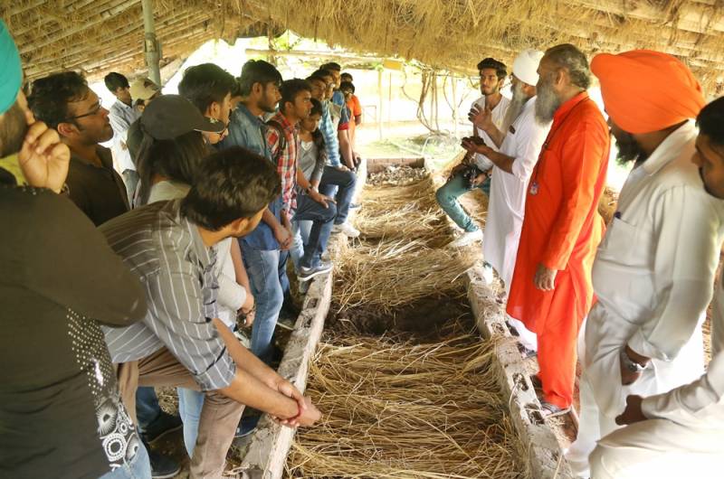 Sanrakshan sows seeds of sustainable agriculture and living in the hearts of young professionals of Lovely Professional University