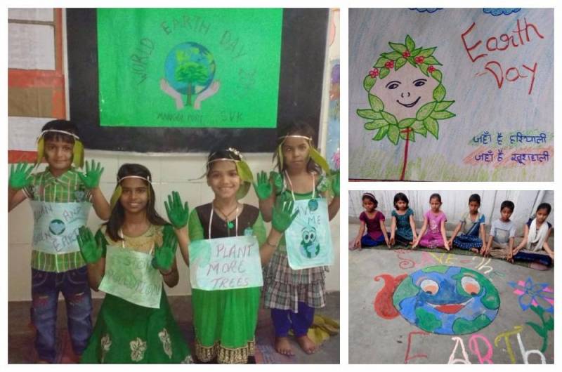 Earth Day-  spreading awareness and making children responsible towards Mother Earth