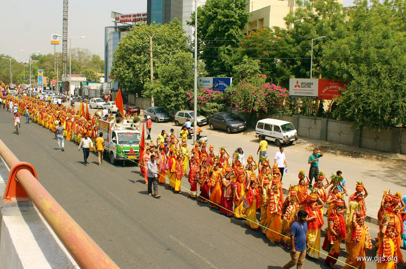 DJJS Simplified the True Meaning of Spirituality through Bhagwat Katha at Dwarka, New Delhi