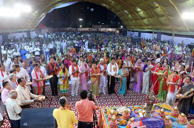 DJJS Simplified the True Meaning of Spirituality through Bhagwat Katha at Dwarka, New Delhi