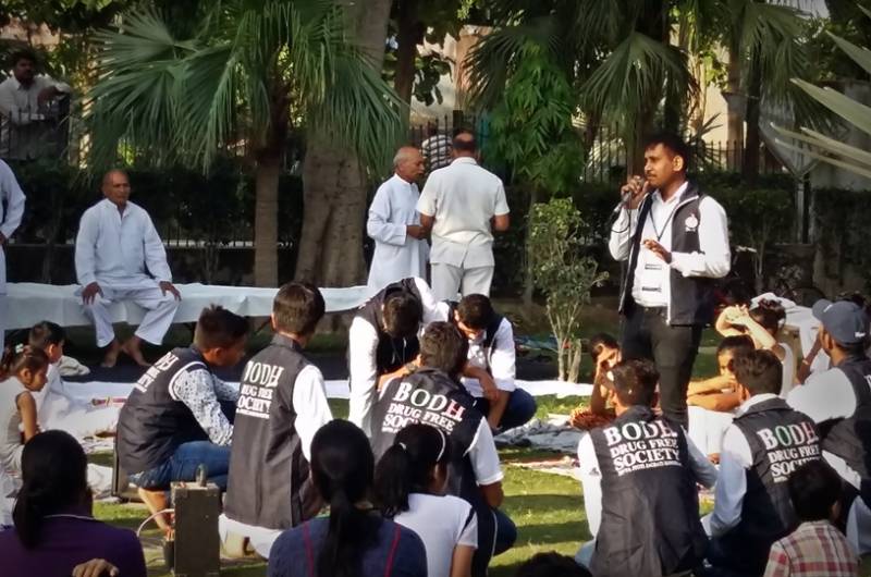 'Ehsaas' - a theme based play on drug abuse enacted upon at Central Park, Ghaziabad, U.P.
