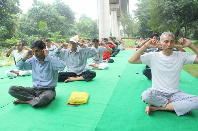 DJJS Delhi organized 'Vilakshan Yog Shivir' in Nehru Place