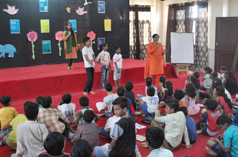 Sanrakshan Children for Earth Campaign | DJJS Karkardooma Edifies Children about Cleanliness