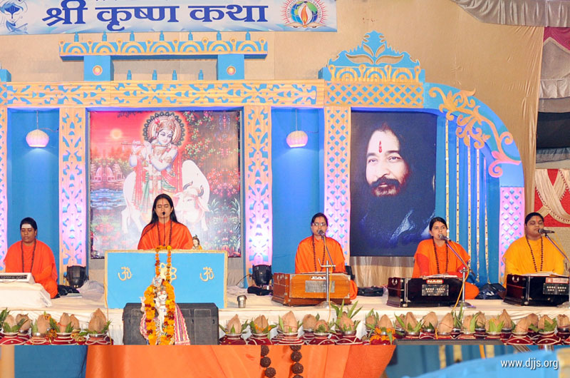 Shri Krishna Katha Program at Sanaur, Punjab Redirected Devotees to Righteousness through Divine Wisdom