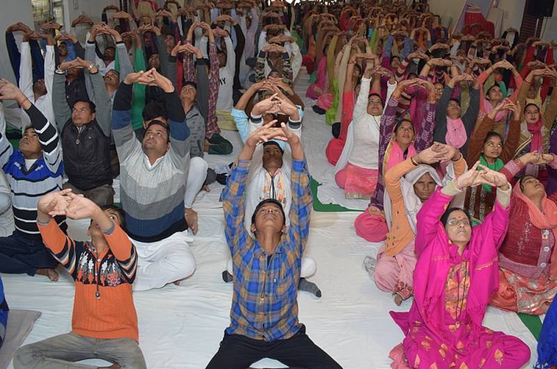'Healthy Mind, Healthy Body'- a Yoga and Meditation Camp was organized by DJJS Naraingarh, Haryana