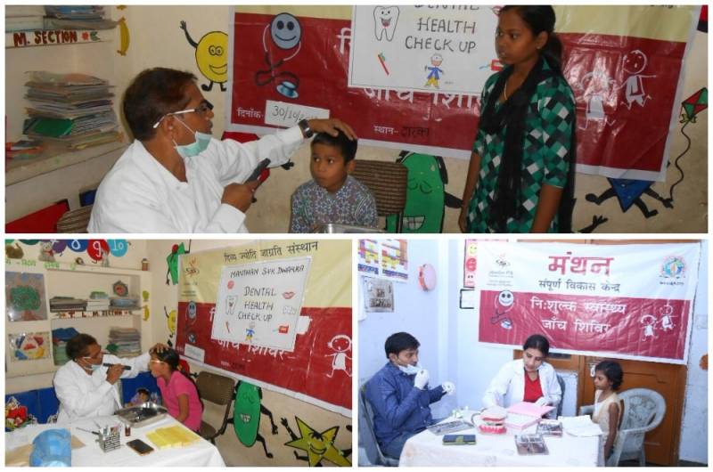 Health is wealth- free health check-up camps for Manthan students