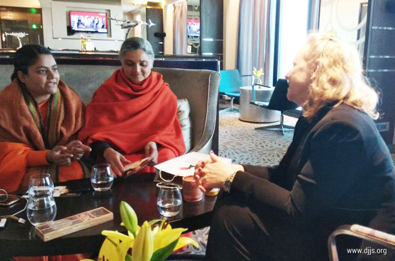 CR Angela Owen, in her India visit met DJJS representatives at Hotel Pullman to discuss roadmap of upcoming social projects in Australia