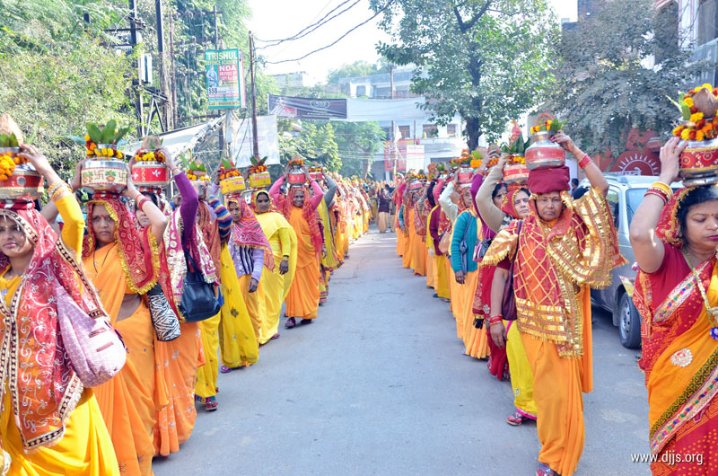 DJJS Resurrected the Relevance of Shrimad Bhagwat Katha at Allahabad, Uttar Pradesh