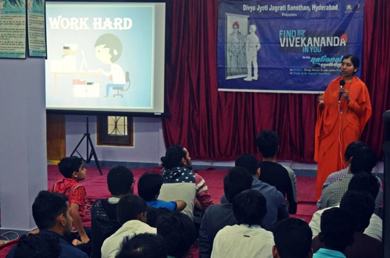  'Find the Vivekananda in You' – a campaign run by Bodh, DJJS on National Youth Day 2018