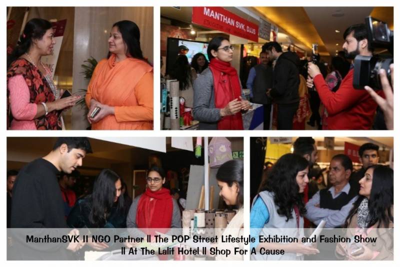 Manthan SVK's presence at POP STREET, Lalit Hotel, New Delhi