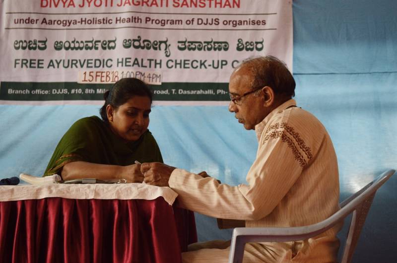 One Day Ayurvedic Health checkup Camp held in Bengaluru